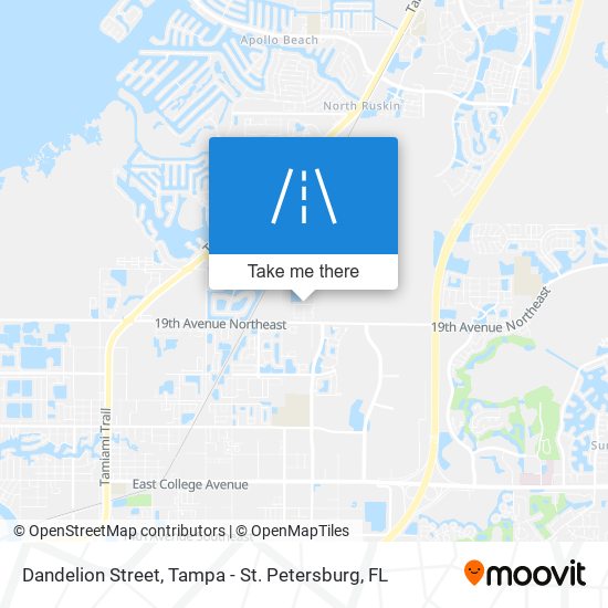 Dandelion Street map