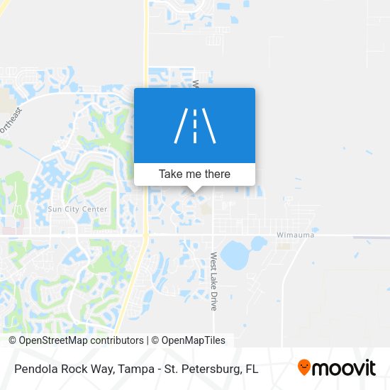 Mapa de Pendola Rock Way