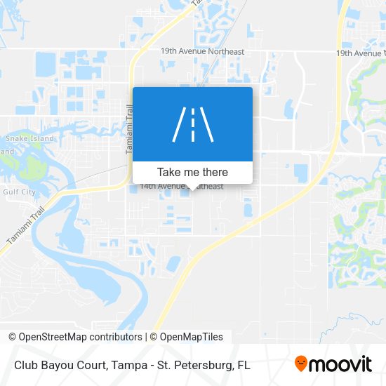 Club Bayou Court map
