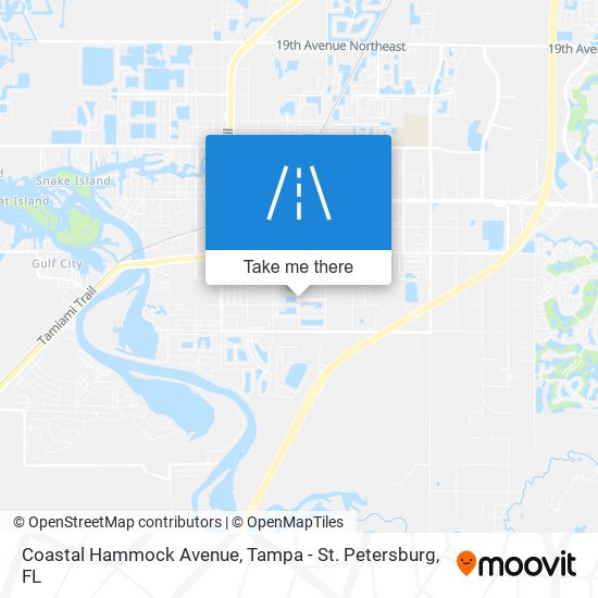 Mapa de Coastal Hammock Avenue