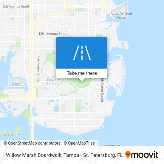 Mapa de Willow Marsh Boardwalk