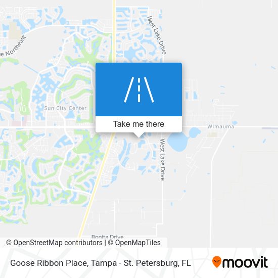 Goose Ribbon Place map