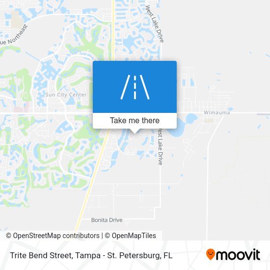 Mapa de Trite Bend Street