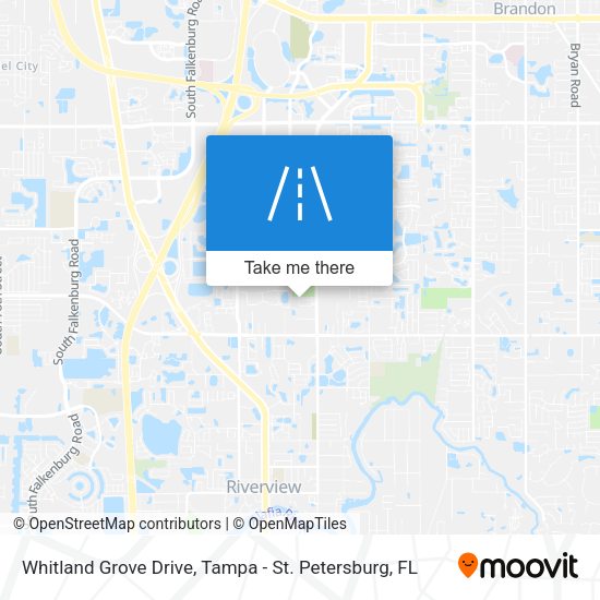 Whitland Grove Drive map