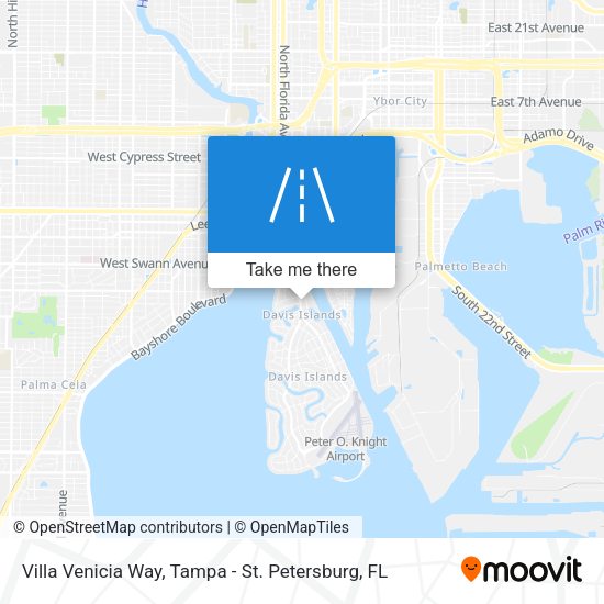 Villa Venicia Way map