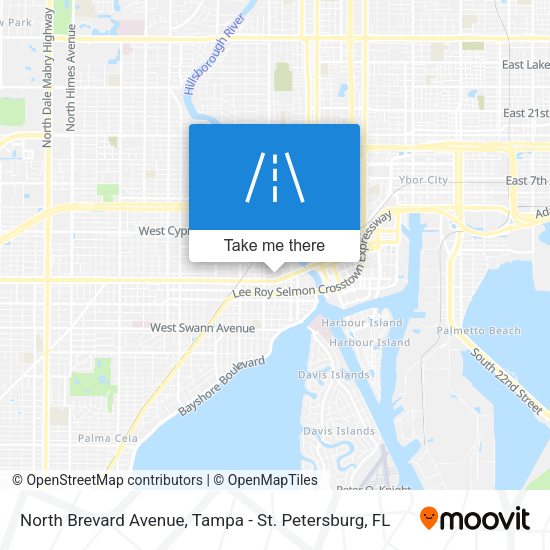 Mapa de North Brevard Avenue