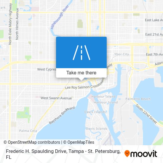 Frederic H. Spaulding Drive map