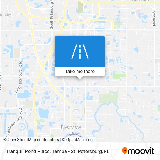 Mapa de Tranquil Pond Place