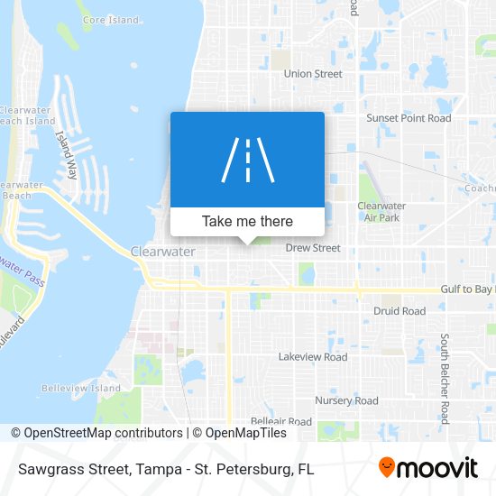 Sawgrass Street map
