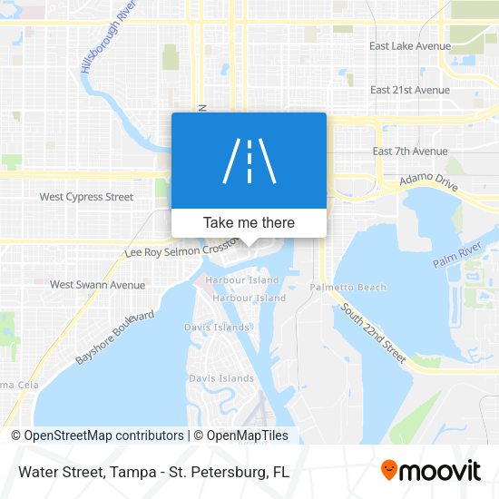 Water Street map