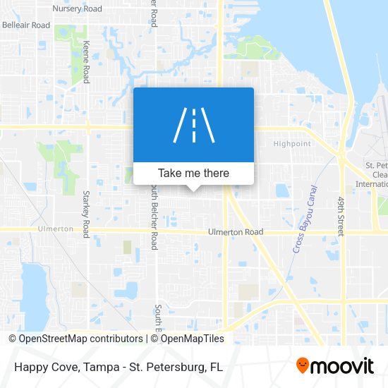 Happy Cove map