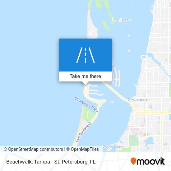 Beachwalk map