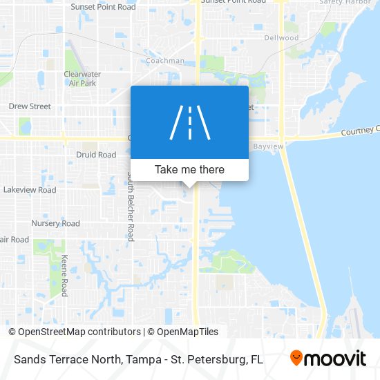 Sands Terrace North map