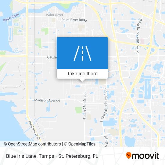 Mapa de Blue Iris Lane