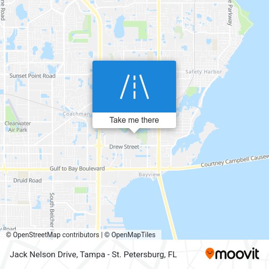 Jack Nelson Drive map