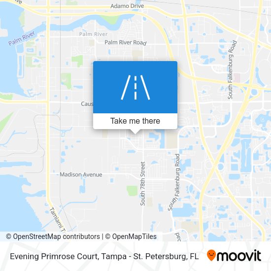 Mapa de Evening Primrose Court