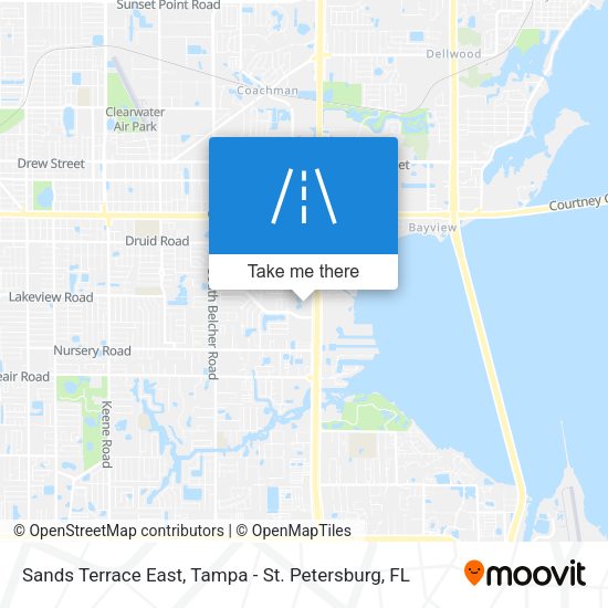 Mapa de Sands Terrace East