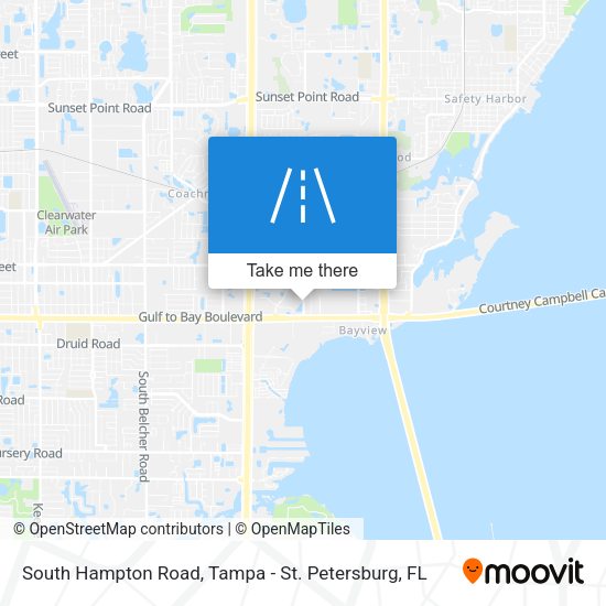 Mapa de South Hampton Road