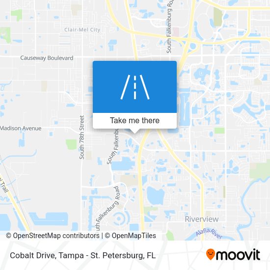 Mapa de Cobalt Drive