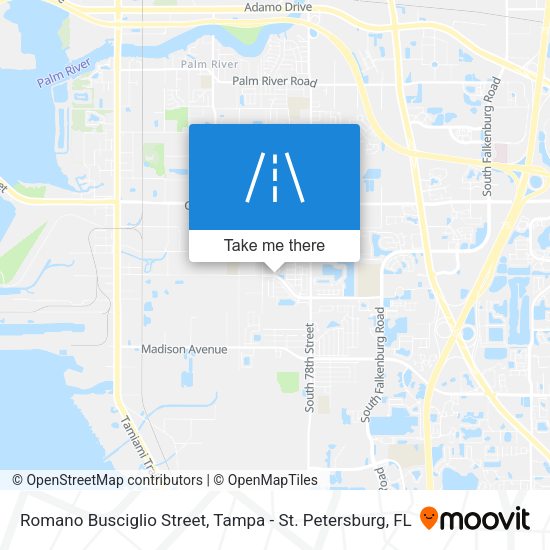 Mapa de Romano Busciglio Street