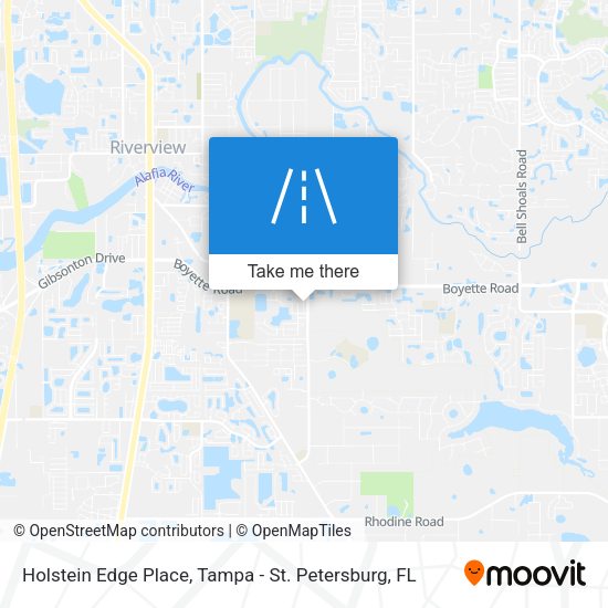 Holstein Edge Place map