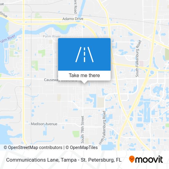 Mapa de Communications Lane