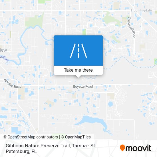 Gibbons Nature Preserve Trail map