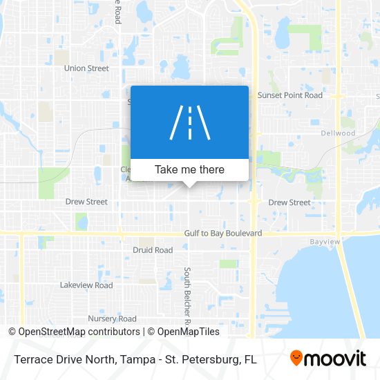 Mapa de Terrace Drive North