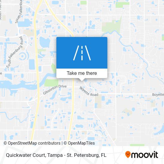 Mapa de Quickwater Court