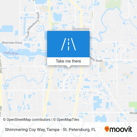 Mapa de Shimmering Coy Way