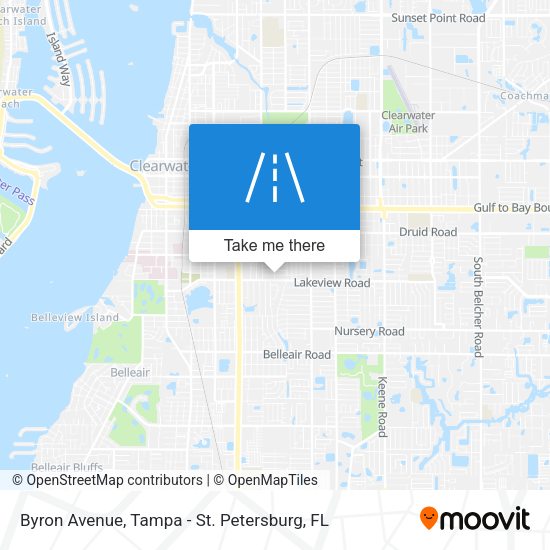 Mapa de Byron Avenue