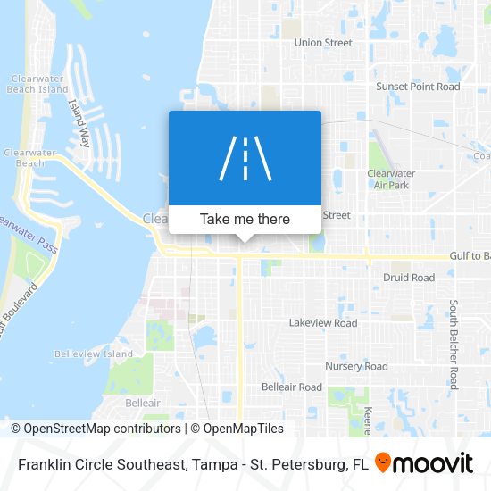 Mapa de Franklin Circle Southeast