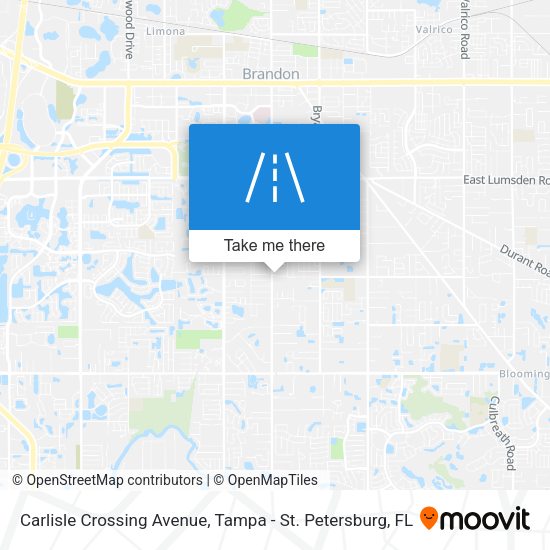 Carlisle Crossing Avenue map