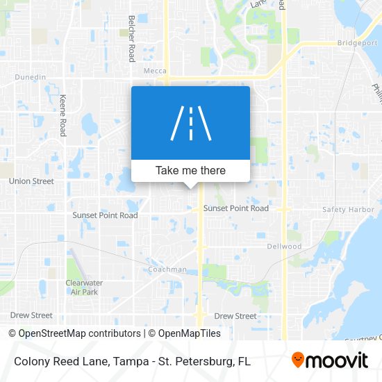 Mapa de Colony Reed Lane