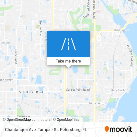 Chautauqua Ave map
