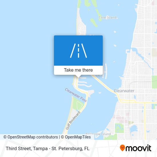 Third Street map