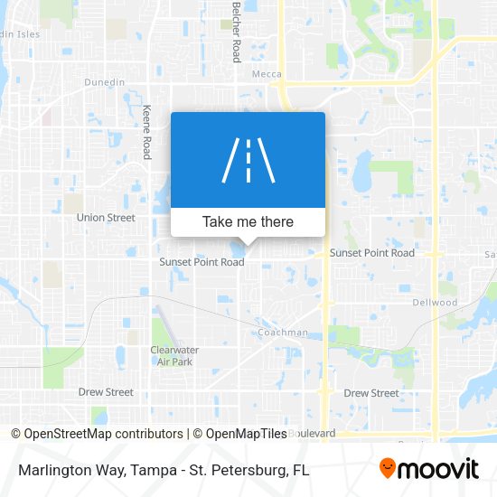 Marlington Way map