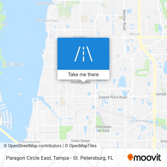 Paragon Circle East map