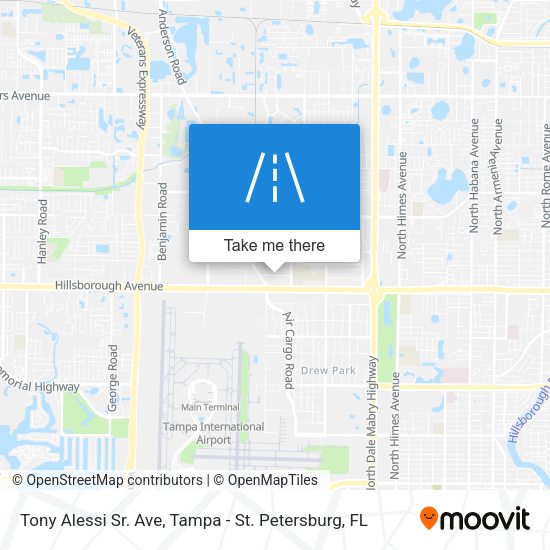 Mapa de Tony Alessi Sr. Ave