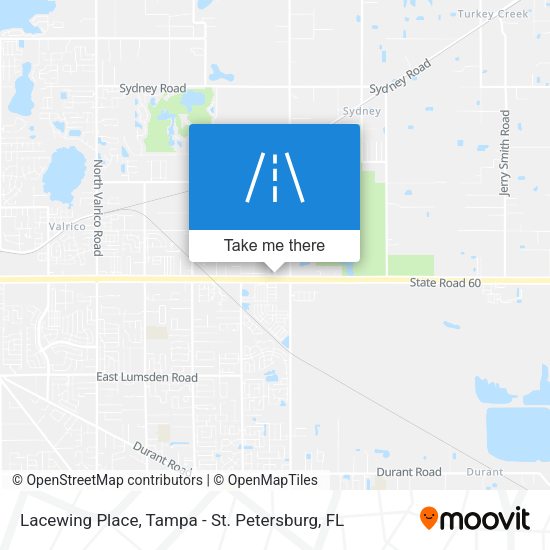 Mapa de Lacewing Place