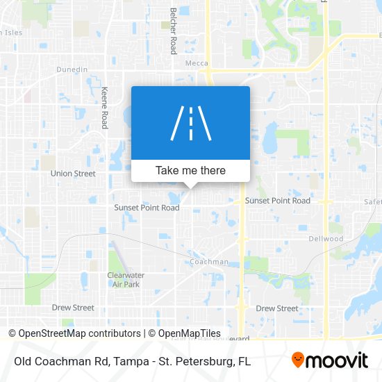 Old Coachman Rd map