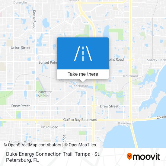 Mapa de Duke Energy Connection Trail