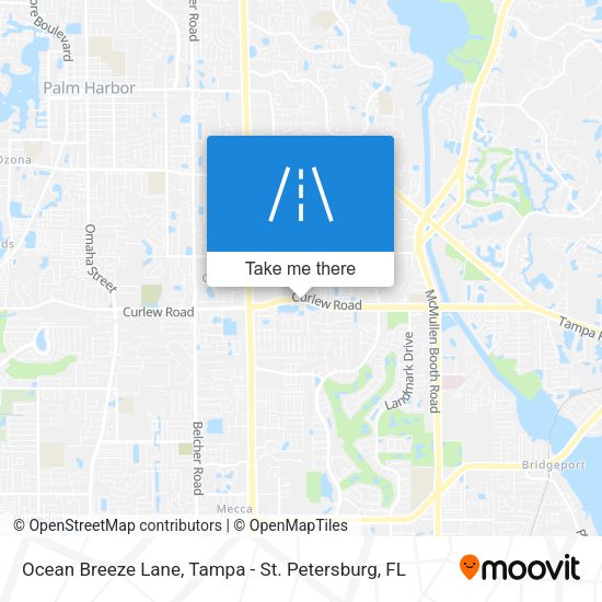 Ocean Breeze Lane map