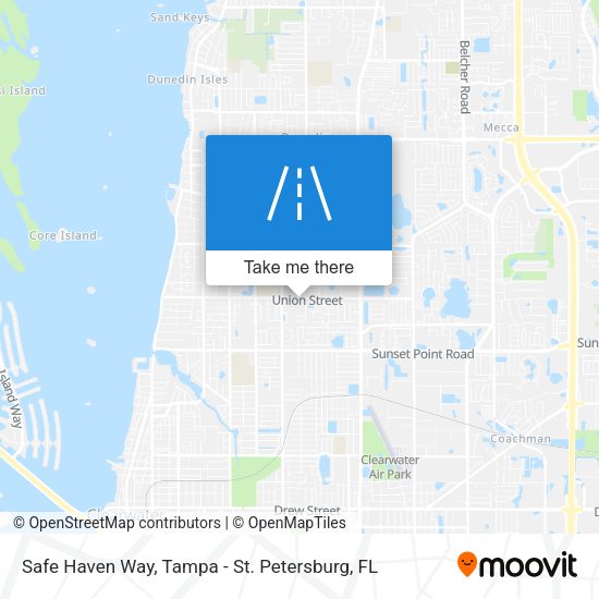 Safe Haven Way map