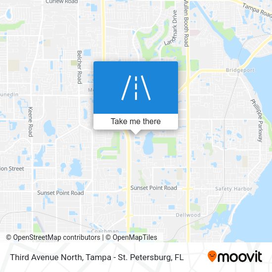 Third Avenue North map