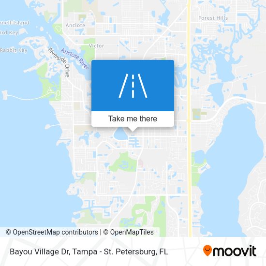 Bayou Village Dr map
