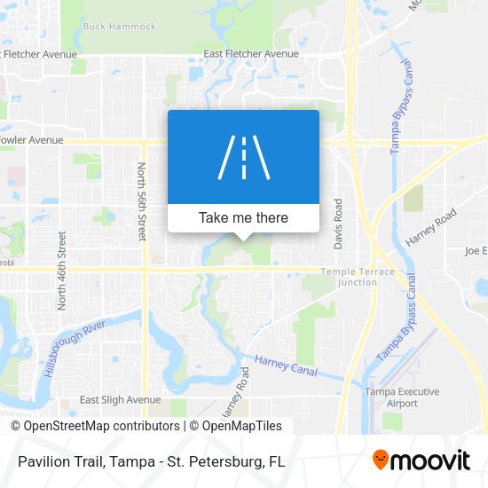 Pavilion Trail map
