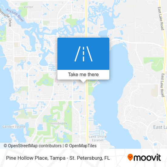 Pine Hollow Place map