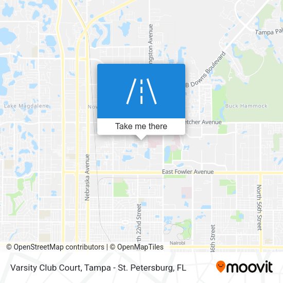 Varsity Club Court map