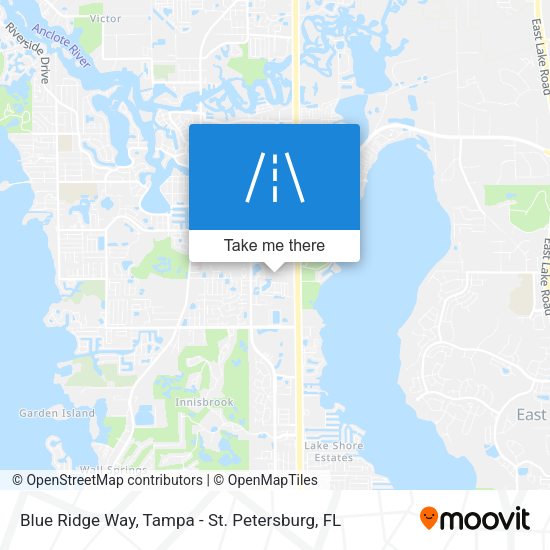 Mapa de Blue Ridge Way